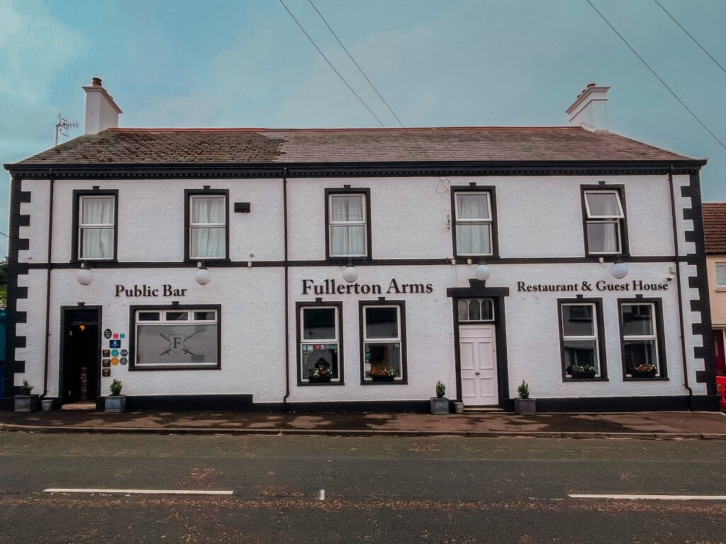 Exterior of Fullerton Arms in Ballintoy County Antrim Northern Ireland