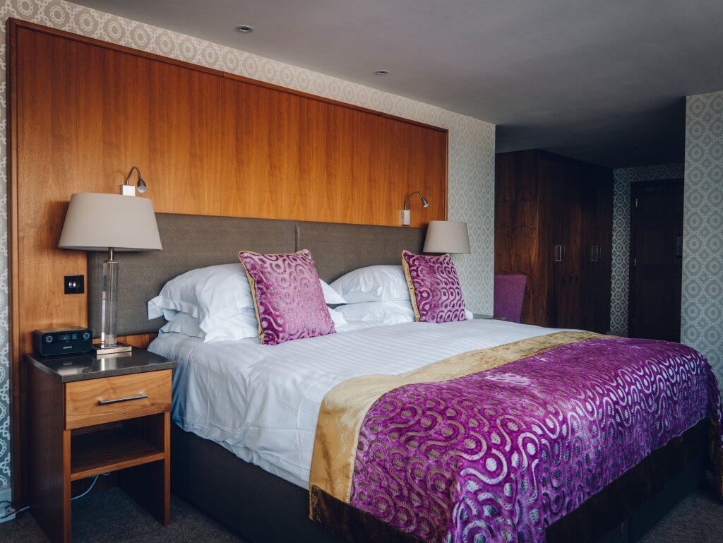 Bedroom at Ballygally Castle Hotel