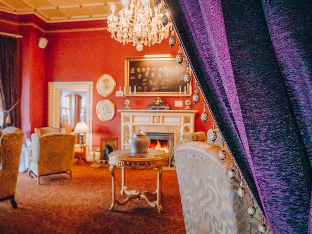 Opulent interior of Culloden Estate and spa