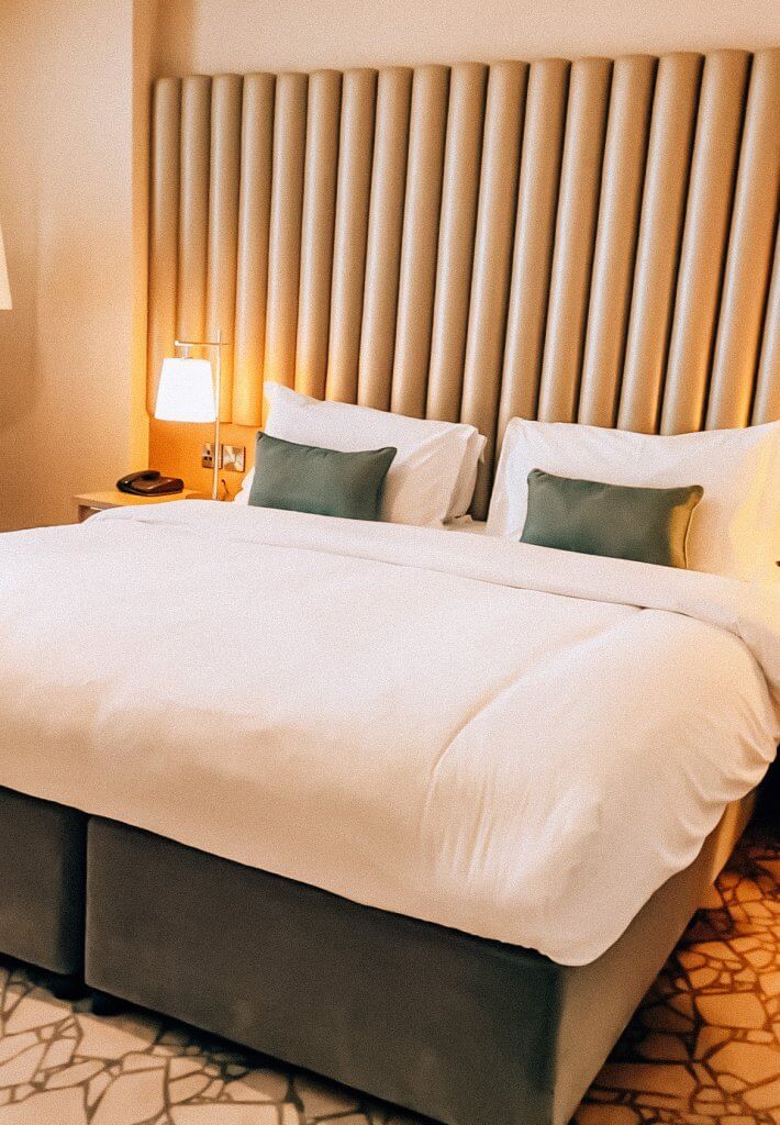 Double bedroom in the Harbour Hotel in Galway the perfect weekend break in Galway