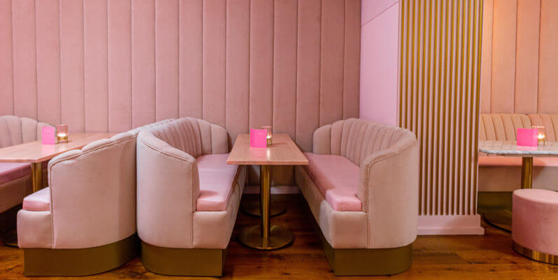 Pink restaurant in Dublin 2
