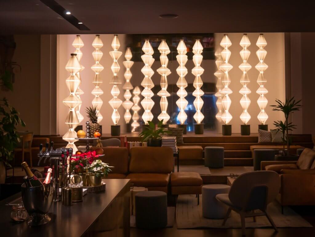 Cosy lounge in the Mosaic House Design Hotel Prague