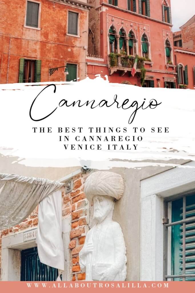 Image of Venetian house with text overlay of best things to do in Cannaregio Venice