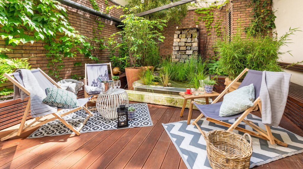 Secret garden in Mosaic House Design hotel a unique boutique hotel in Prague