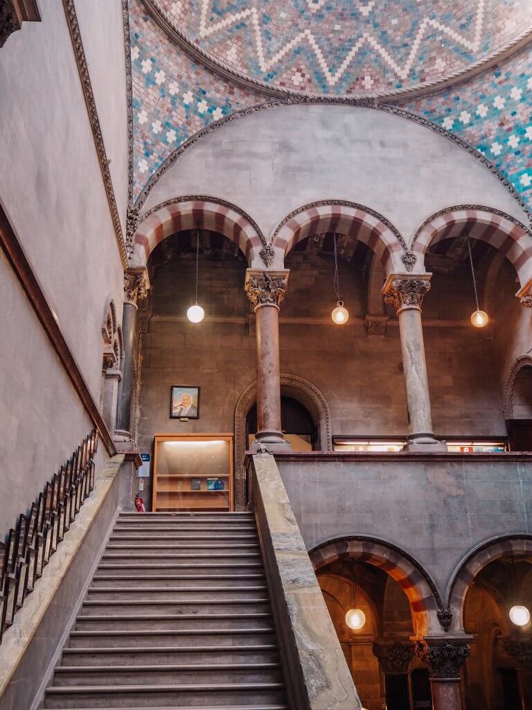 interior of the museum building in Trinity College Dublin one of the best things to do in 2 days in Dublin
