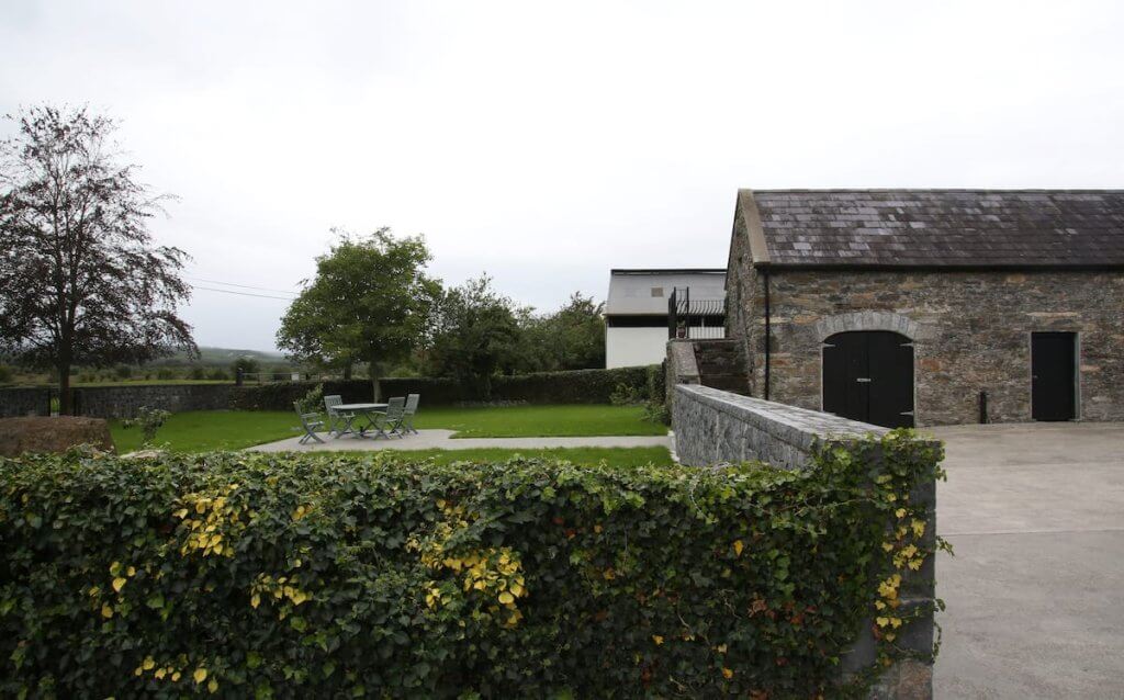 Exterior of Clonlee farmhouse in Loughrea the best airbnb in Ireland for groups