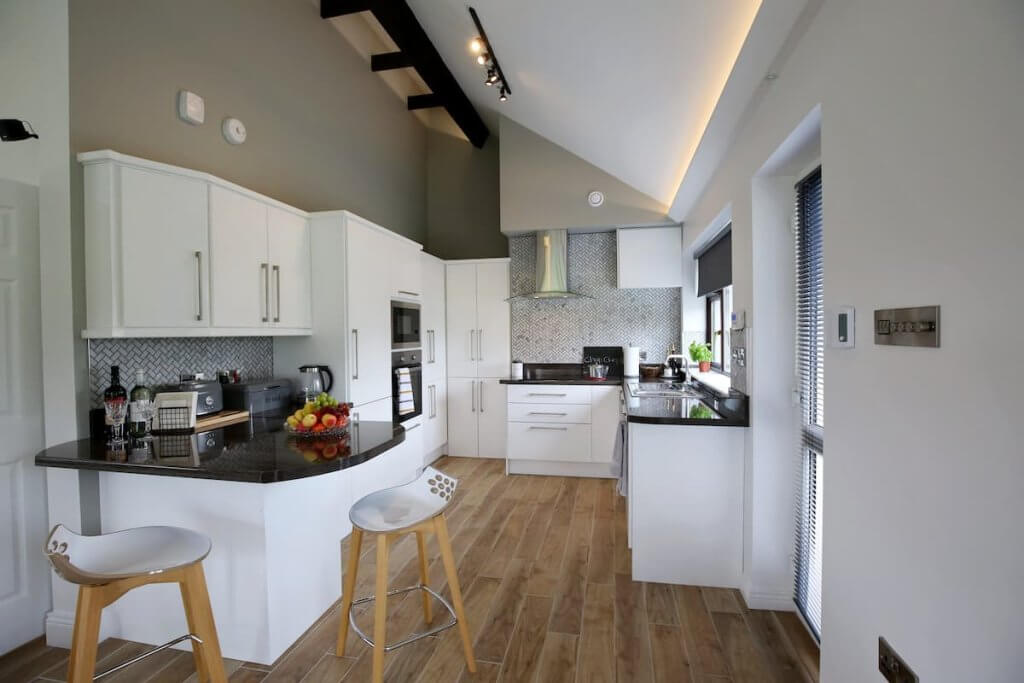 Kitchen at Clonlee Farmhouse in Loughrea Ireland