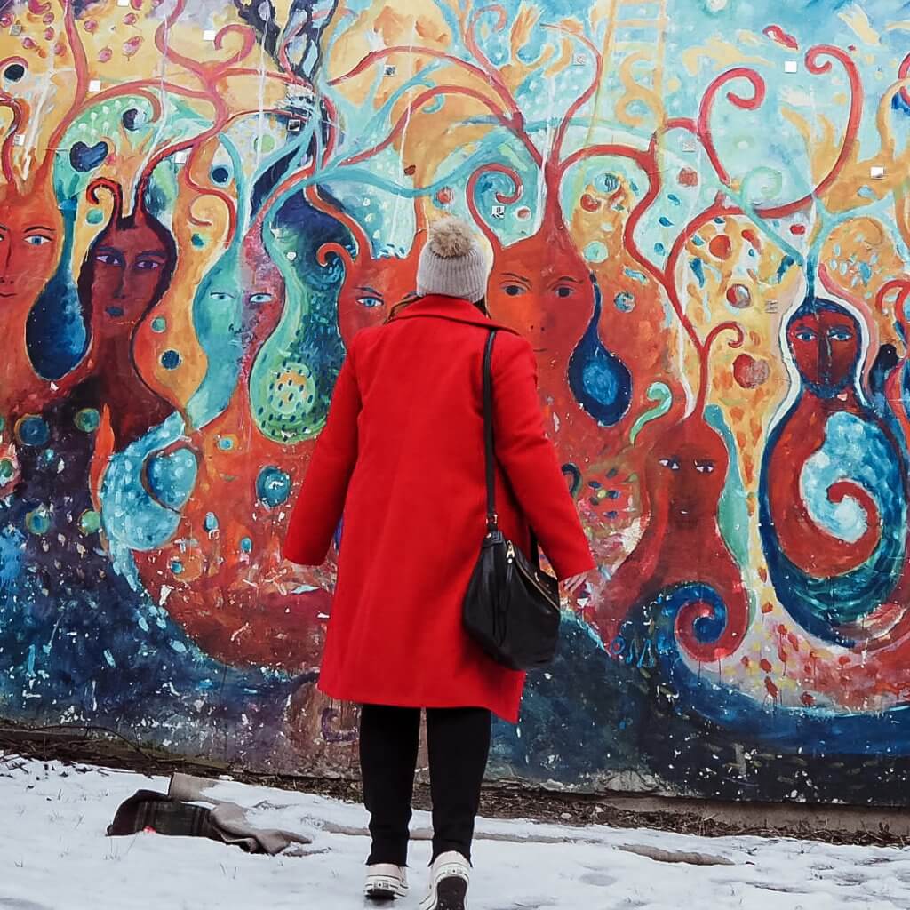 One of the best things to do in Vilnius Lithuania is to explore the city's street art