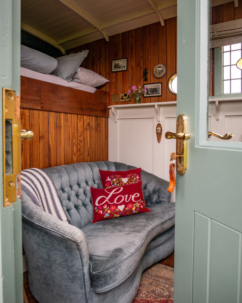 Converted Bedford Horsebox in Northern Ireland.