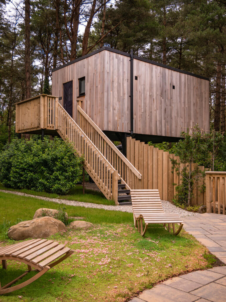 Burrenmore Nest Treehouse in Northern Ireland.