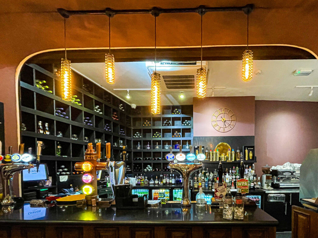 Bar at the cawdor in Llandeilo west wales
