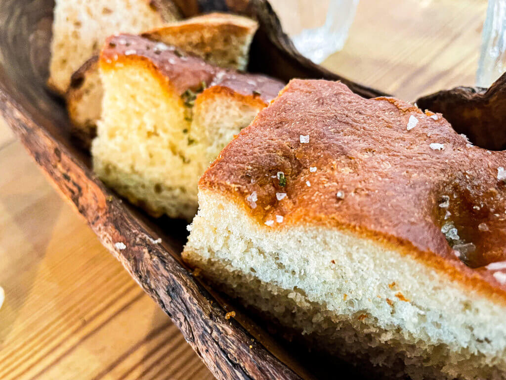 Sourdough Bread at Y Polyn Restaurant in Carmarthenshire