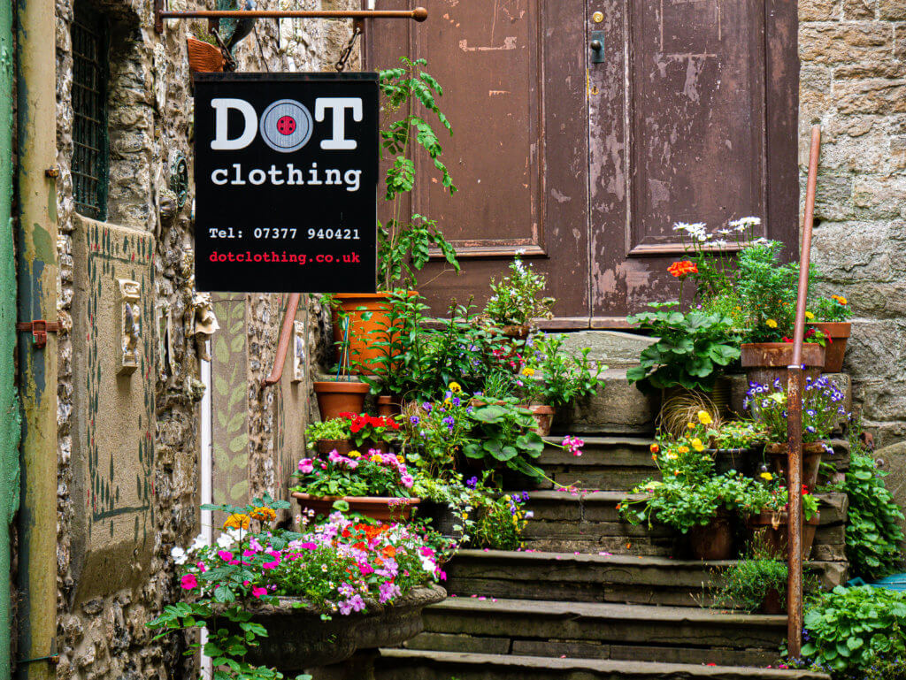 Vintage shop in Llandeilo West Wales