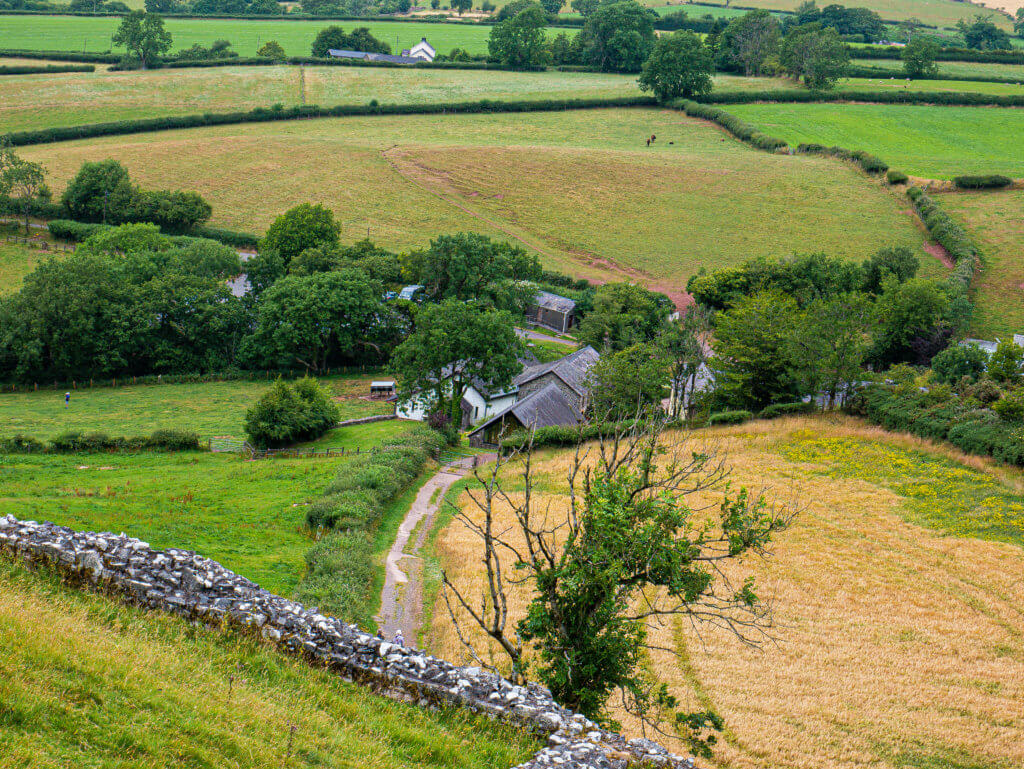 The countryside in West Wales