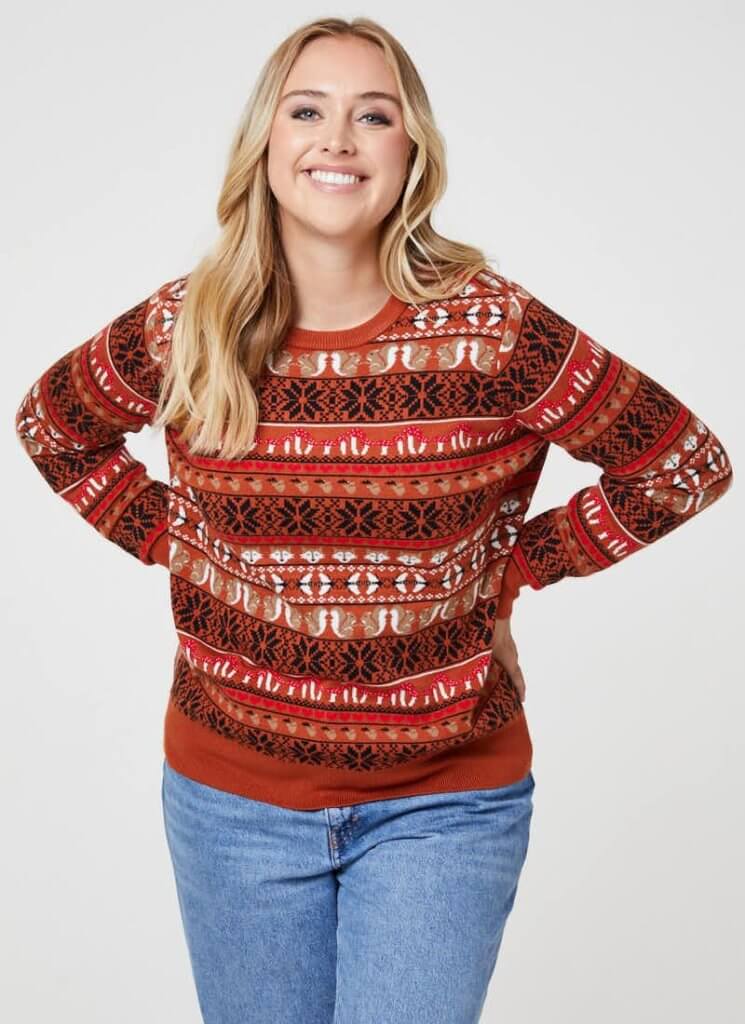 Woodland fairisle autumn sweater