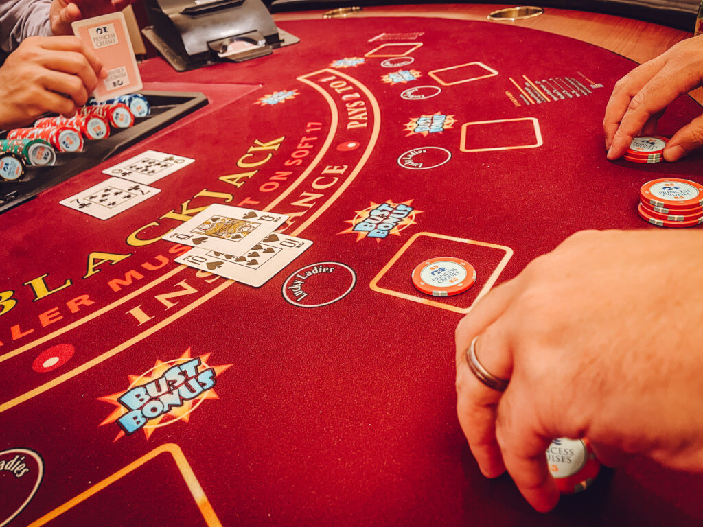 Casino onboard Sky Princess Princess Cruises