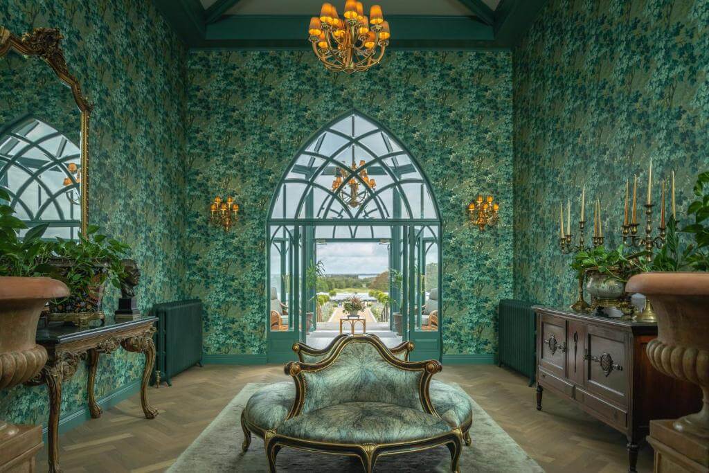 Tapestry Room in Glenlo Abbey