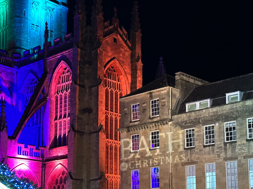 Christmas Light Trail in Bath