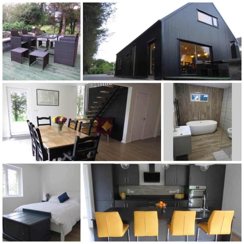 Images of The Boat Shed unique family accommodation in Westport Ireland