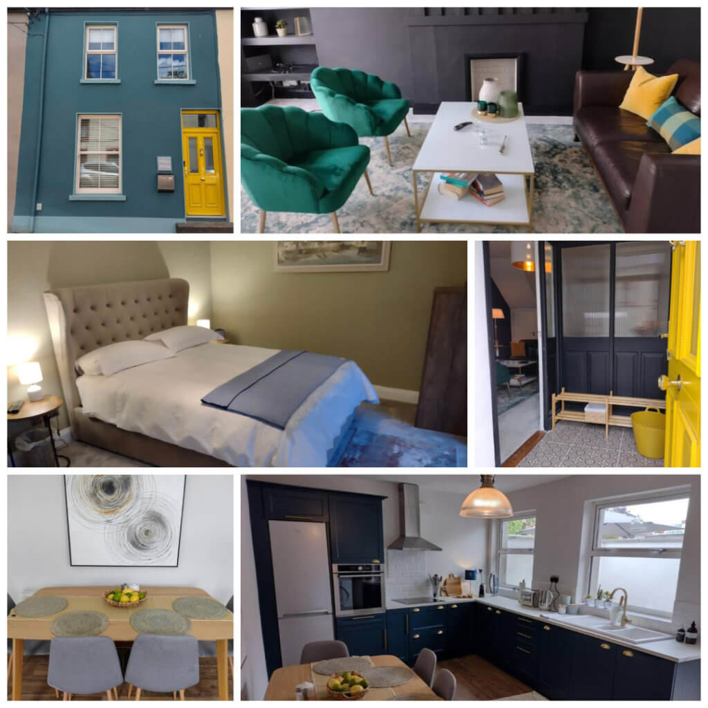 Images from White Birds Townhouse Accommodation in Sligo Ireland.