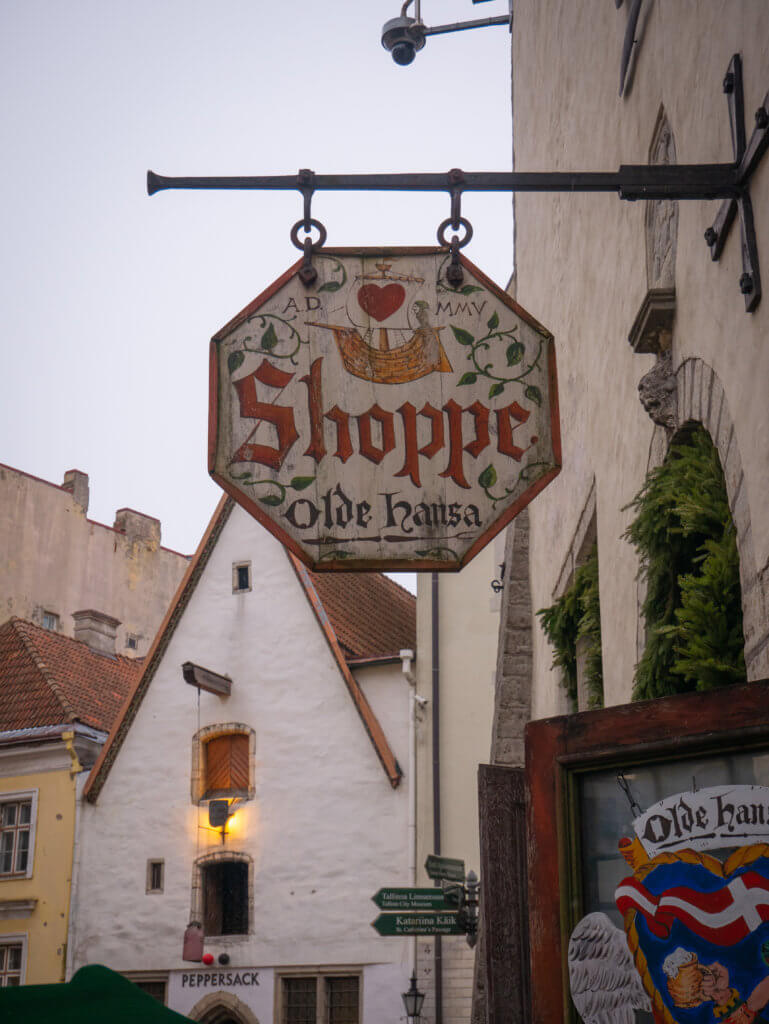 Olde Hansa Medieval Restaurant in Tallinn Estonia