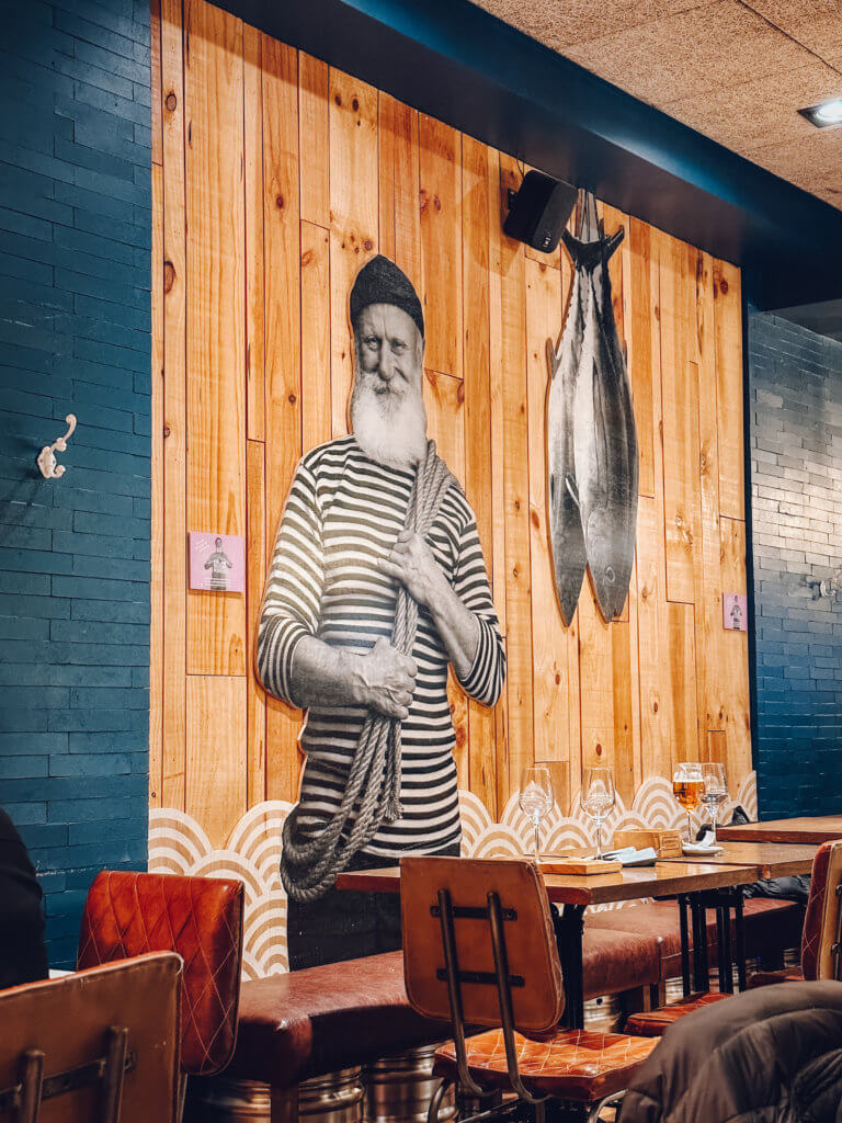 La Escotilla restaurant in Vitoria Gasteiz Spain