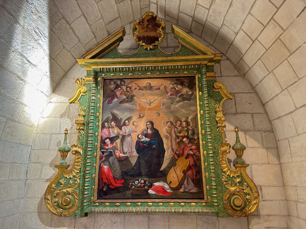 Vitoria-Gasteiz Art work in Santa Maria Cathedral in Vitoria Gasteiz Spain one of the best things to do in Vitoria Gasteiz