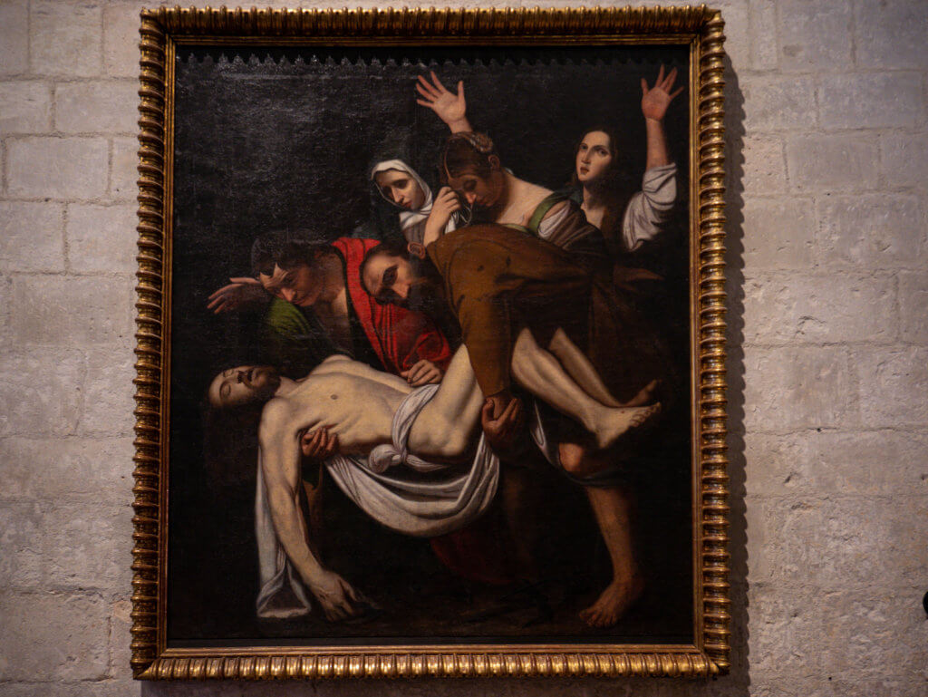 Vitoria Gasteiz Art work in Santa Maria Cathedral in Vitoria Gastiez in Spain