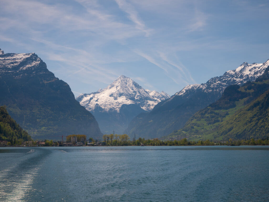 Mountain views on Lake Lucerne
