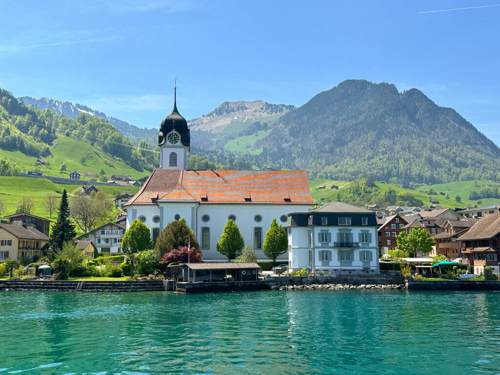 Charming village on Lake Lucerne