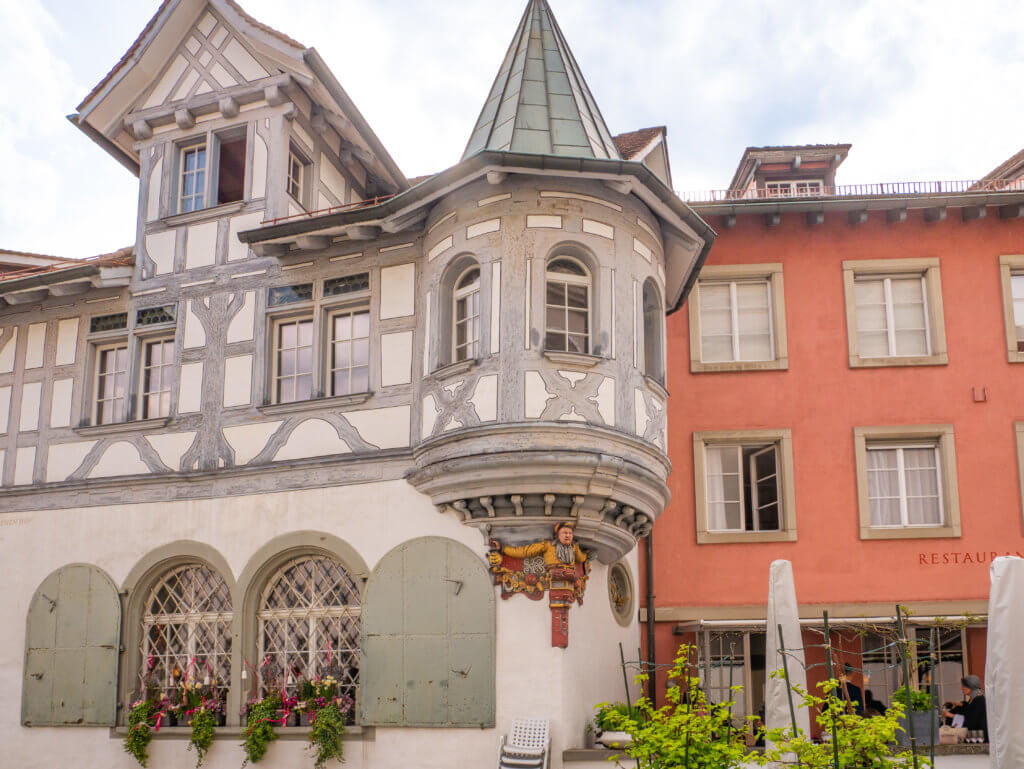 Fairytale turrets in St. Gallen Switzerland