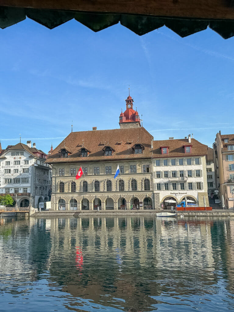 Lucerne Old Town and River Reuss