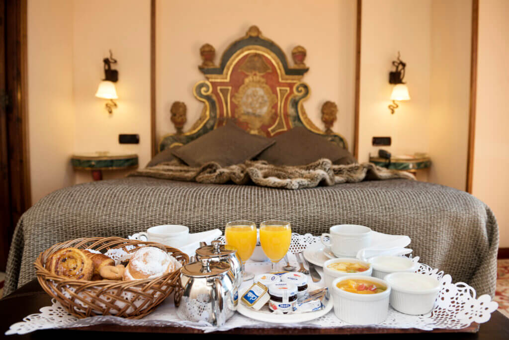 Luxury bedroom at Rigat Park Hotel Lloret de Mar