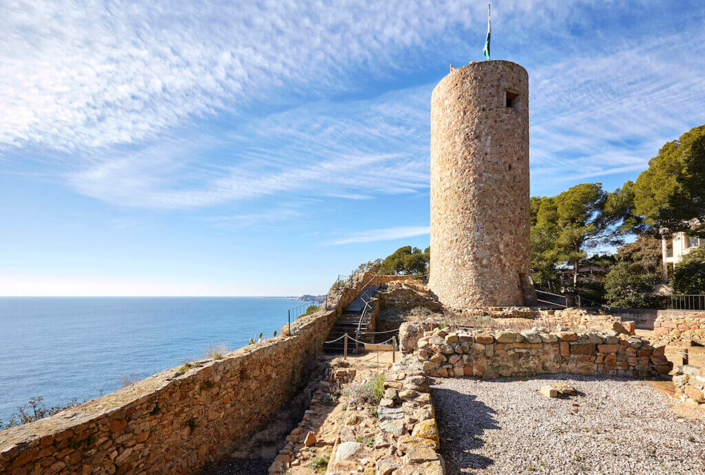 Castle of Sant Joan in Lloret de Mar Spain