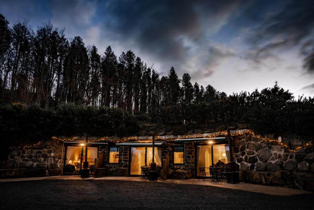 Waterfall Caves unique accommodation in Northern Ireland.