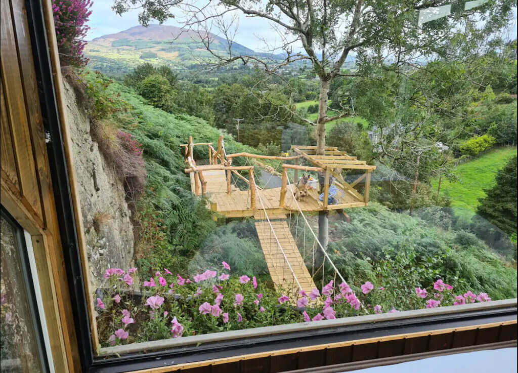 Balance treehouse Northern Ireland.