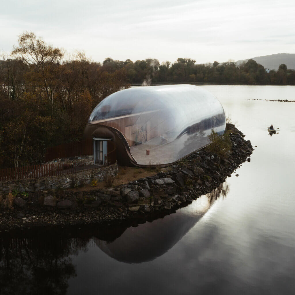 Finn Lough bubble dome in Northern Ireland.