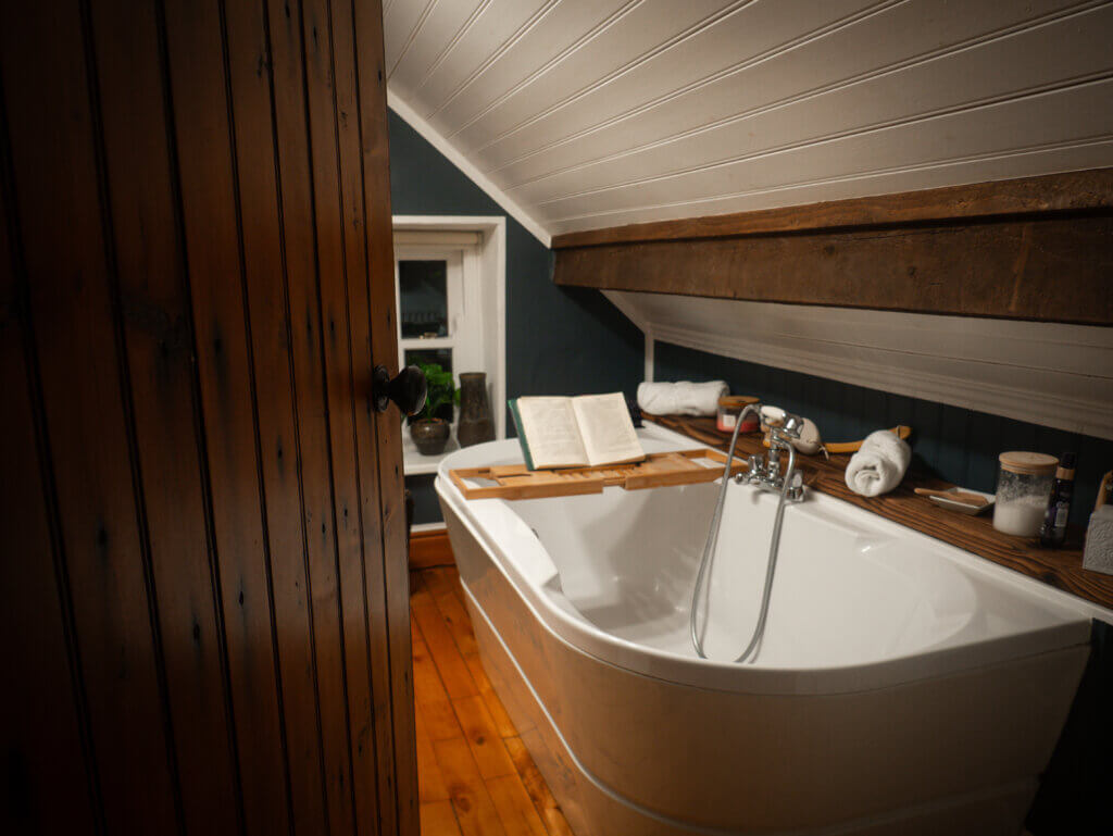 Beautiful bathroom in a country cottage in Northern Ireland