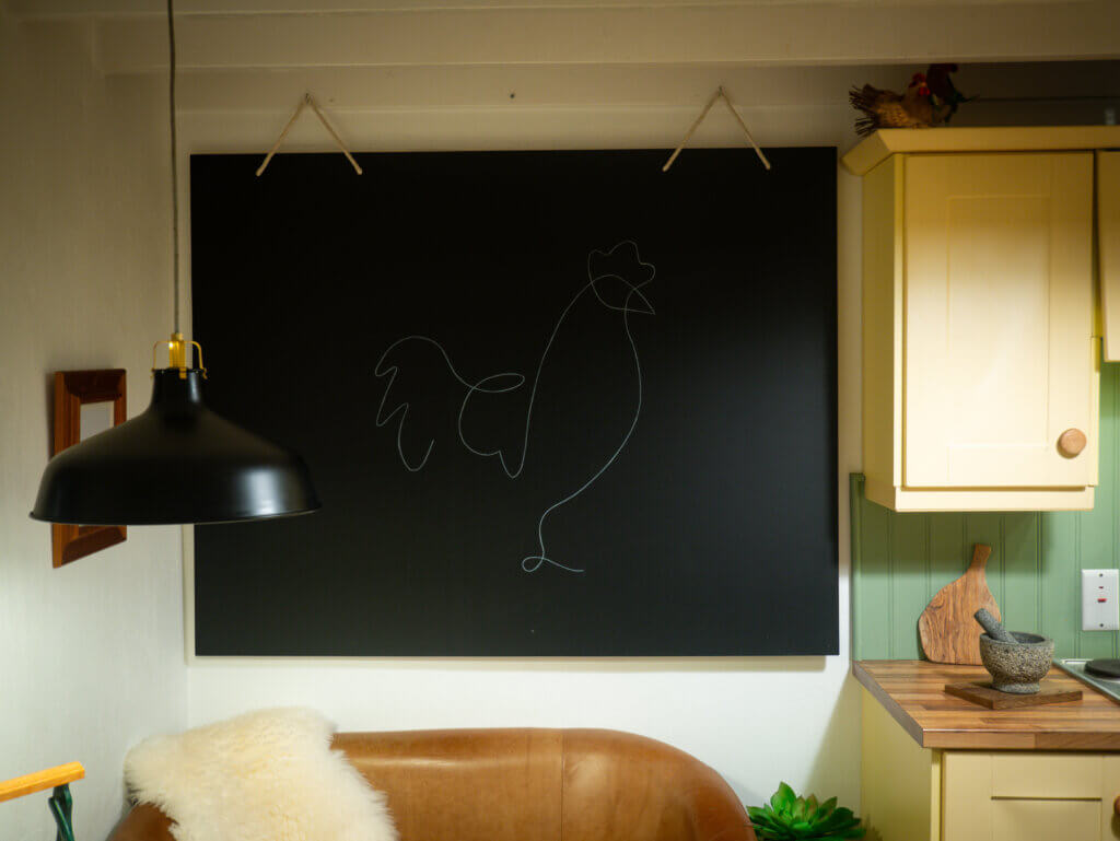 Country style kitchen in a unique airbnb in Northern Ireland