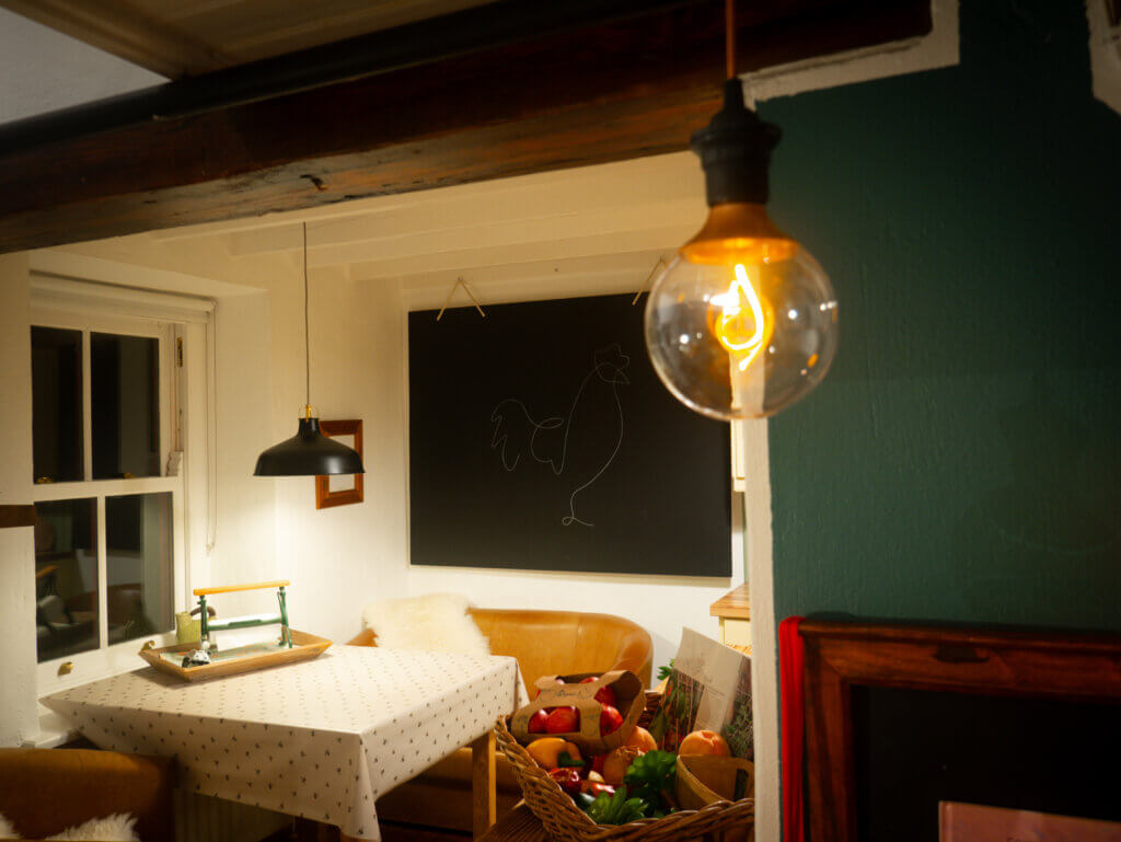 Country style kitchen at a unique airbnb in fairyhill cottage Northern Ireland