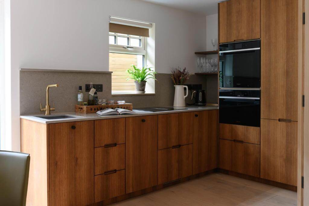 Oak hand-crafted kitchen in Within the Village, Roundstone.