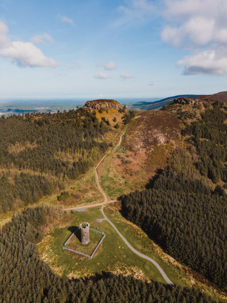 The Devil's Bit mountain in Tipperary, Ireland.