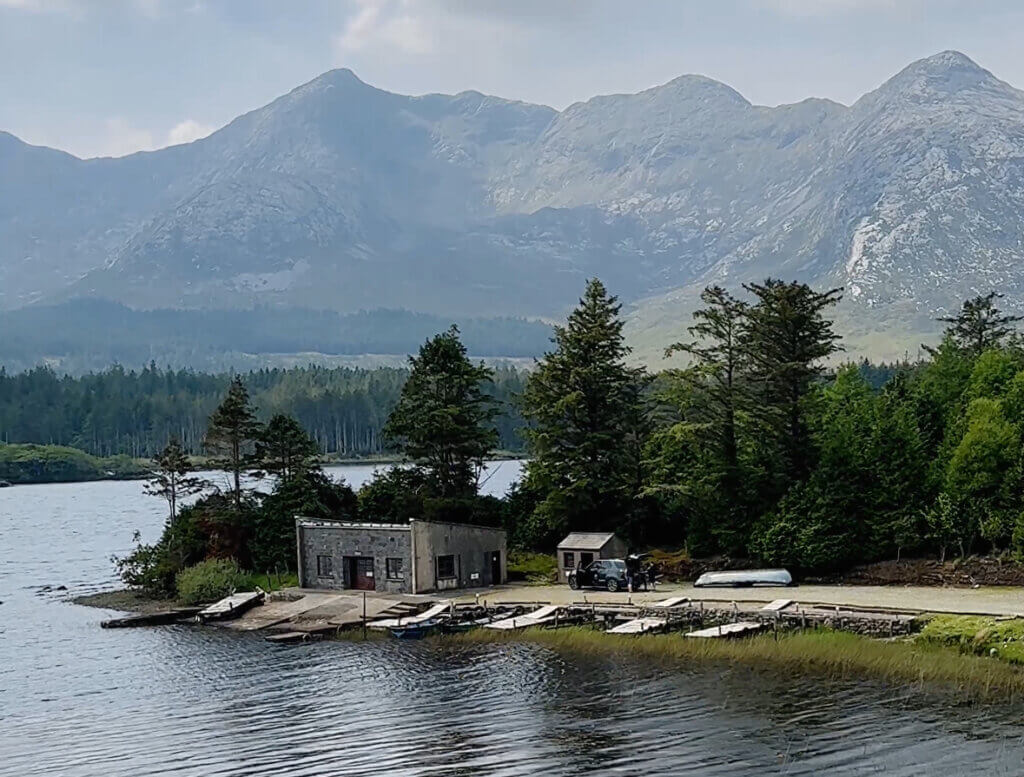Lough Inagh Valley in Connemara, Ireland.