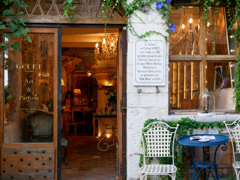 Historic perfume shop Godet in Saint Paul de Vence