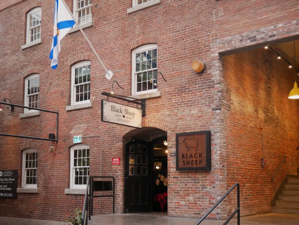 Exterior of  The Black Sheep restaurant in Halifax, Canada