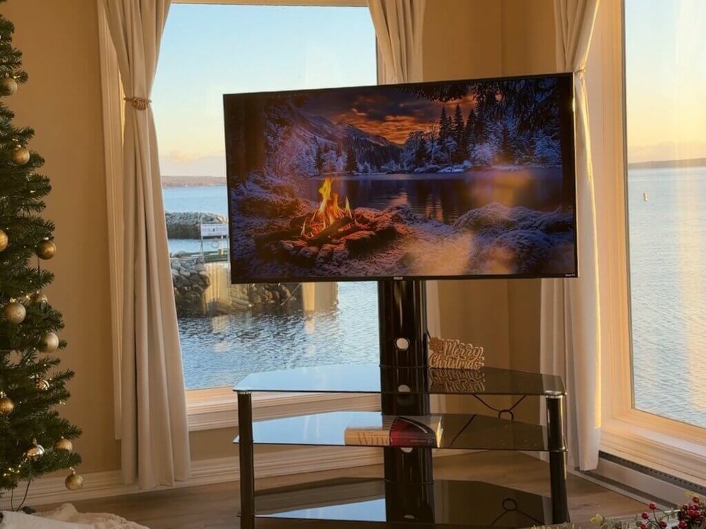 Interior of a suite in Albert's Inn in Shelburne, Nova Scotia.