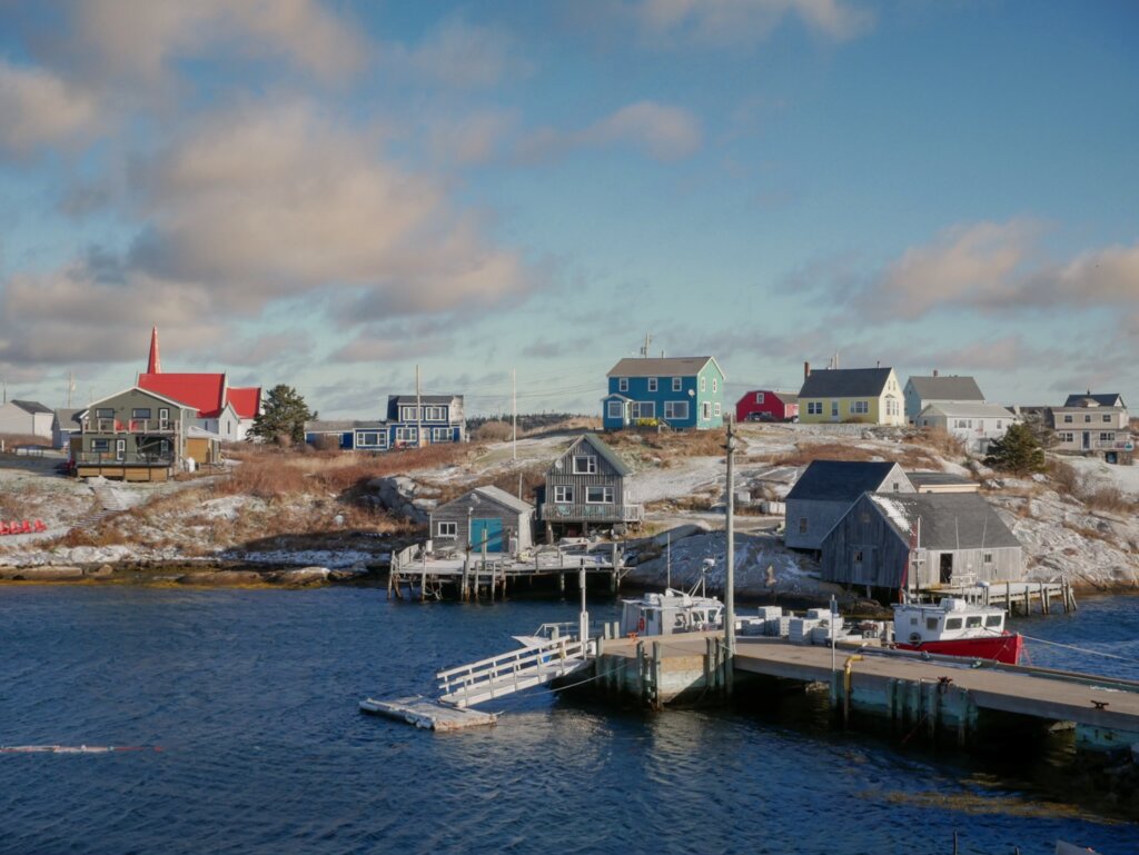 Charming coastal village of Peggy's Cove, Nova Scotia.