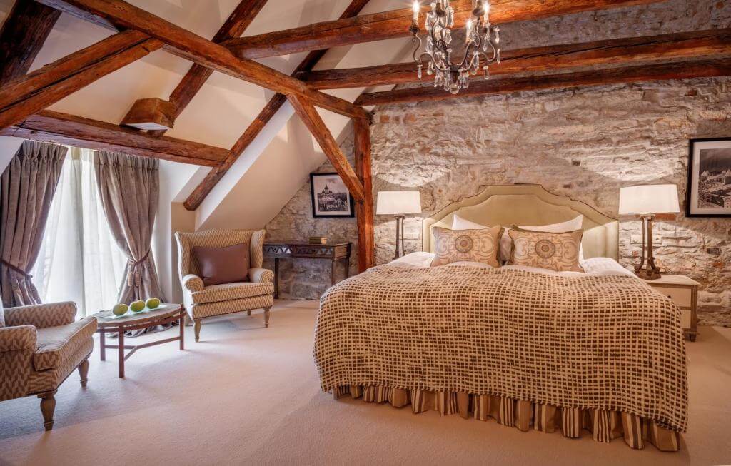 Interior of Schlössle Hotel a luxury hotel in Tallinn