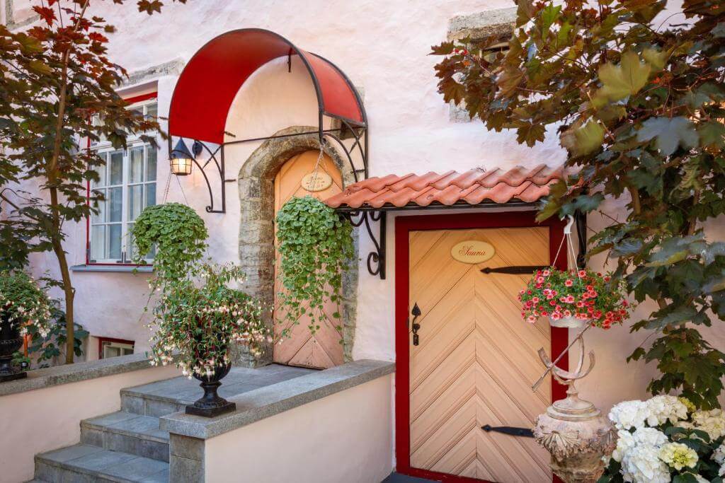 Interior of Schlössle Hotel a luxury hotel in Tallinn