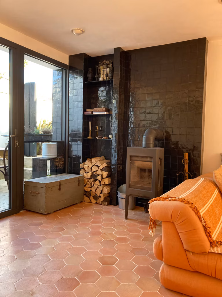 Interior of an airbnb on Île de Batz.